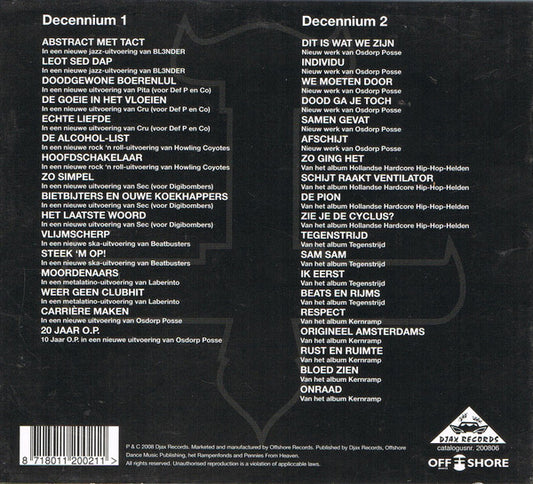 Osdorp Posse : 2 Decennia (2xCD, Album)