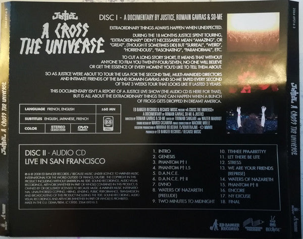 Justice (3) : A Cross The Universe (DVD-V, PAL + CD, Album)