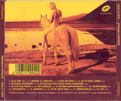 Vive La Fête! : Attaque Surprise (CD, Album)