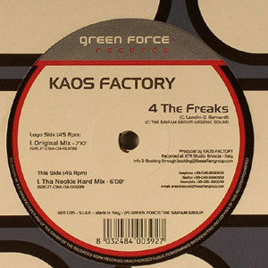 Kaos Factory : 4 The Freaks (12")