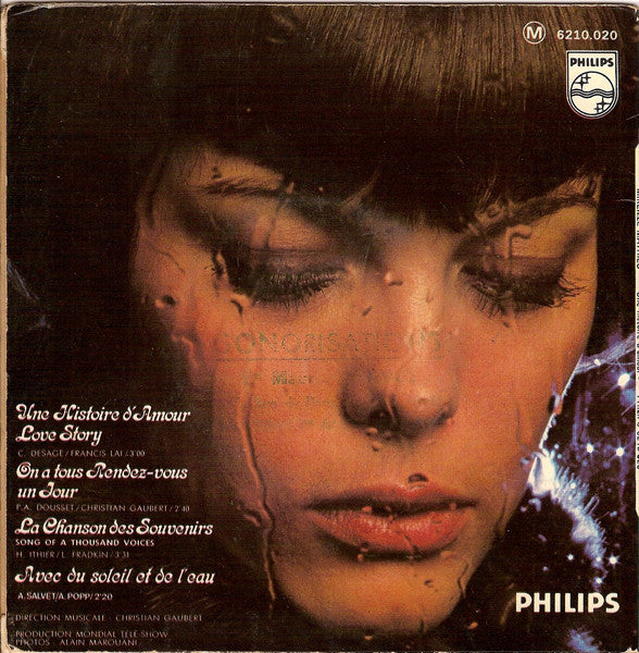 Mireille Mathieu : Une Histoire D'amour (7", EP, Mono, RE, Blu)