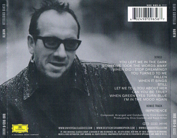 Elvis Costello : North (CD, Album + DVD-V, Promo + Jew)