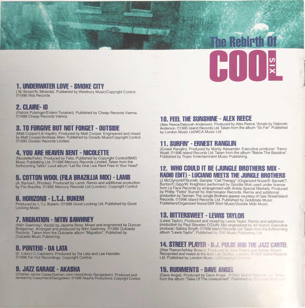 Various : The Rebirth Of Cool Six (CD, Comp, RE)