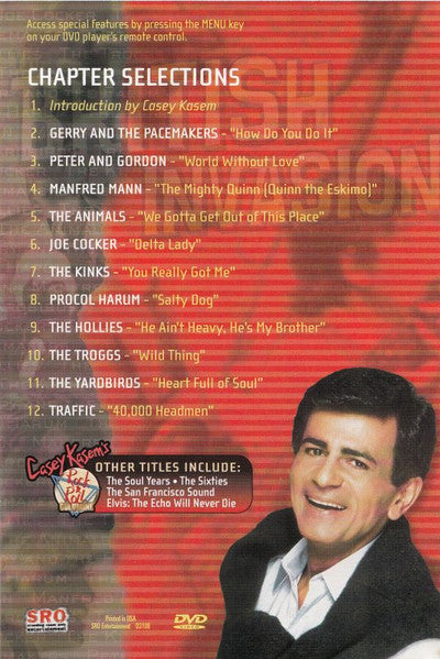 Various : Casey Kasem's Rock & Roll Goldmine - The British Invasion (DVD, Comp, NTSC)