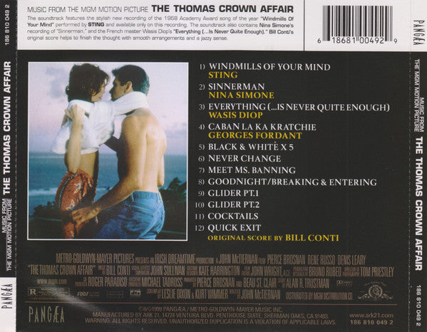 Various, Bill Conti : The Thomas Crown Affair (Music From The MGM Motion Picture) (CD, Comp)