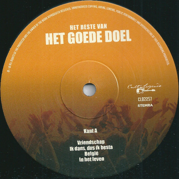 Het Goede Doel : Het Beste Van Het Goede Doel (Live In De HMH 2001) (LP, Album)