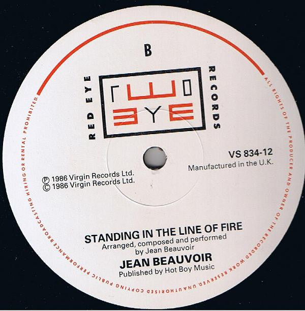 Jean Beauvoir : Feel The Heat (12", Single)