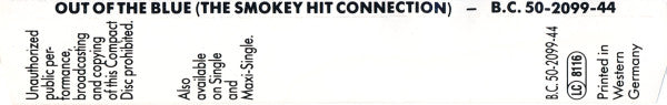 Cue (9) : Out Of The Blue (The Smokey Hit Connection) (CD, Maxi)