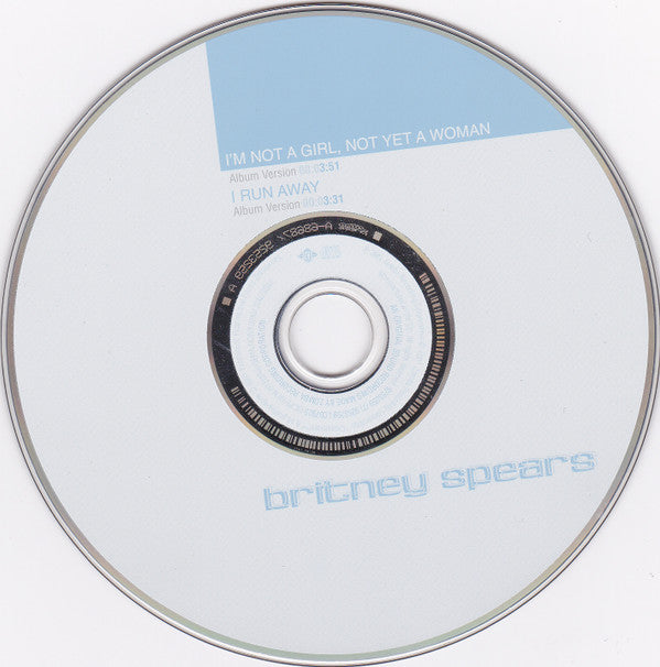 Britney Spears : I'm Not A Girl, Not Yet A Woman (CD, Single, Car)