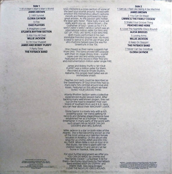 Various : Soul Passion (LP, Comp)