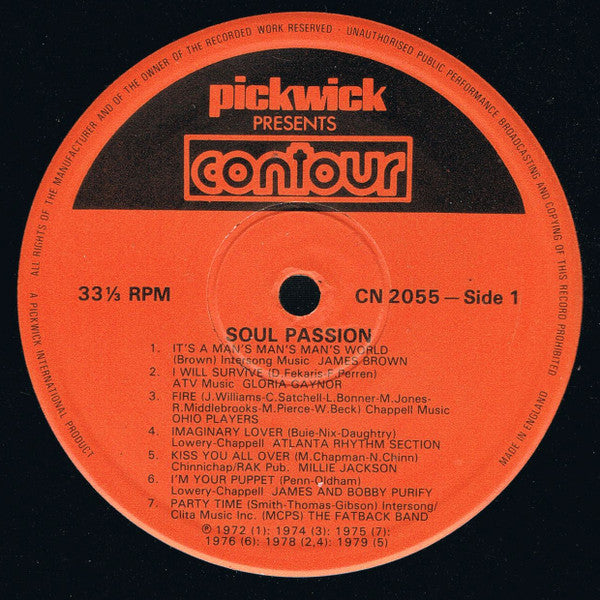 Various : Soul Passion (LP, Comp)