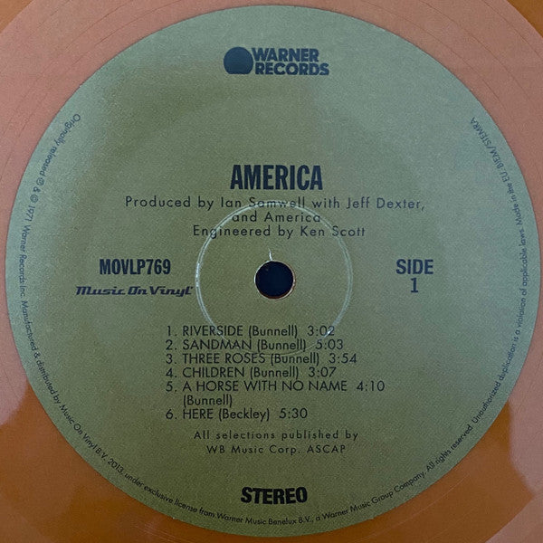 America (2) : America (LP, Album, Ltd, Num, RE, Fla)
