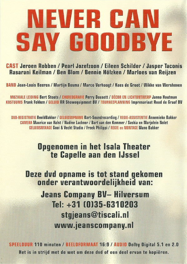 Jeans (9) : Never Can Say Goodbye (DVD-V)