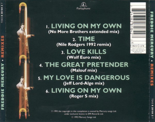 Freddie Mercury : Remixes (CD, Comp)