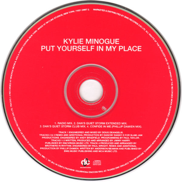 Kylie Minogue : Put Yourself In My Place (CD, Single, CD1)