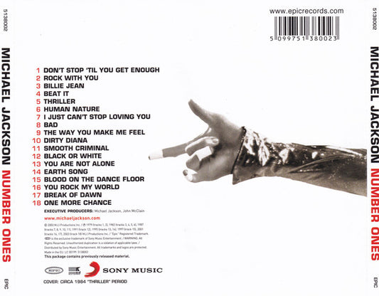 Michael Jackson : Number Ones (CD, Comp, RP, Thr)