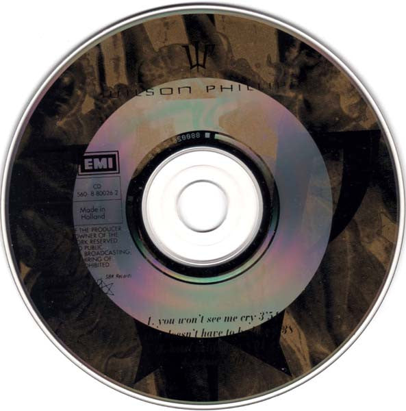 Wilson Phillips : You Won't See Me Cry (CD, Maxi)