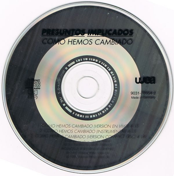 Presuntos Implicados : Como Hemos Cambiado (CD, Maxi)