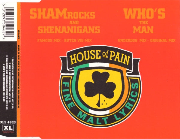 House Of Pain : Shamrocks And Shenanigans / Who's The Man (CD, Single)