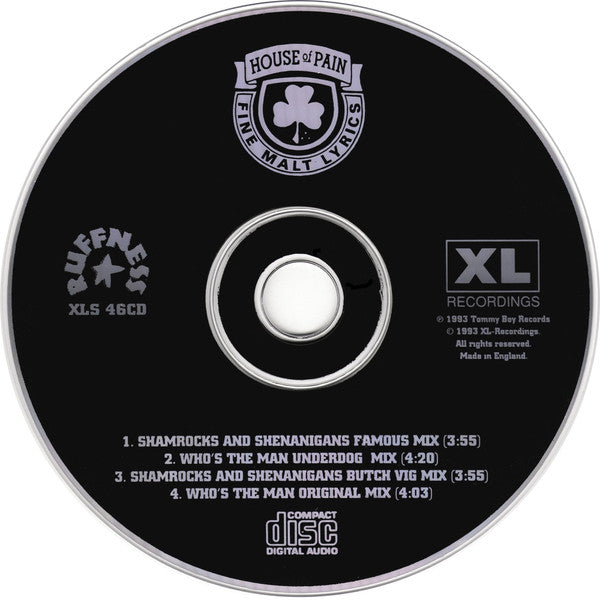 House Of Pain : Shamrocks And Shenanigans / Who's The Man (CD, Single)