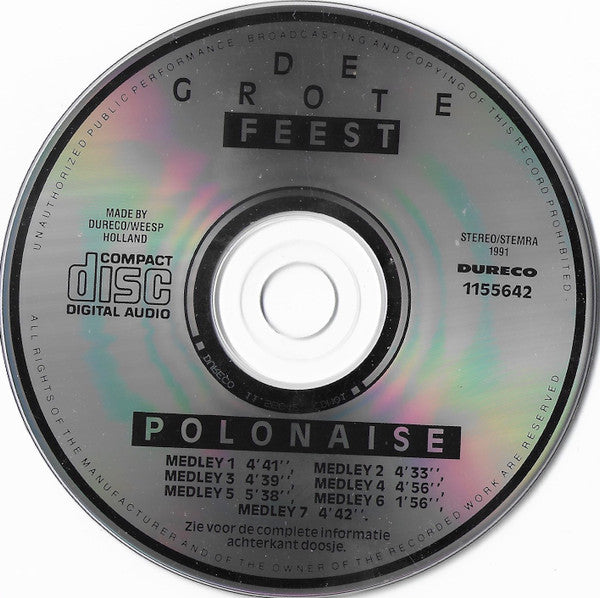 Unknown Artist : De Grote Feestpolonaise (CD, Album)