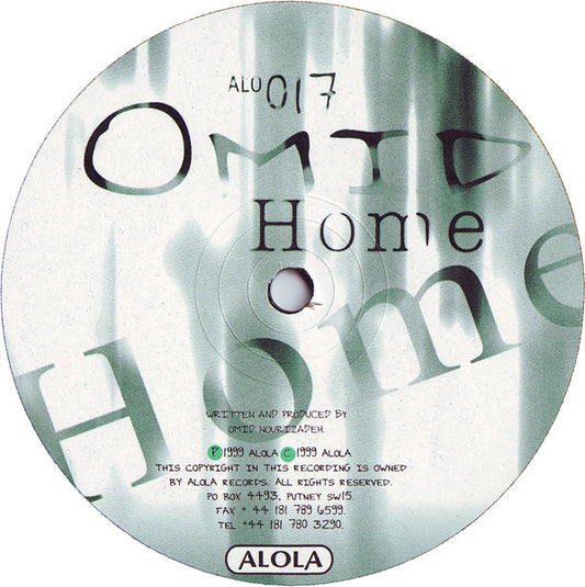 Omid '16B' Nourizadeh : Home (12", S/Sided)