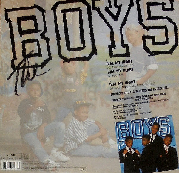 The Boys : Dial My Heart (12", Maxi)