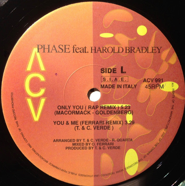 Phase (28) Feat. Miki Jones : Only You / You & Me (12")