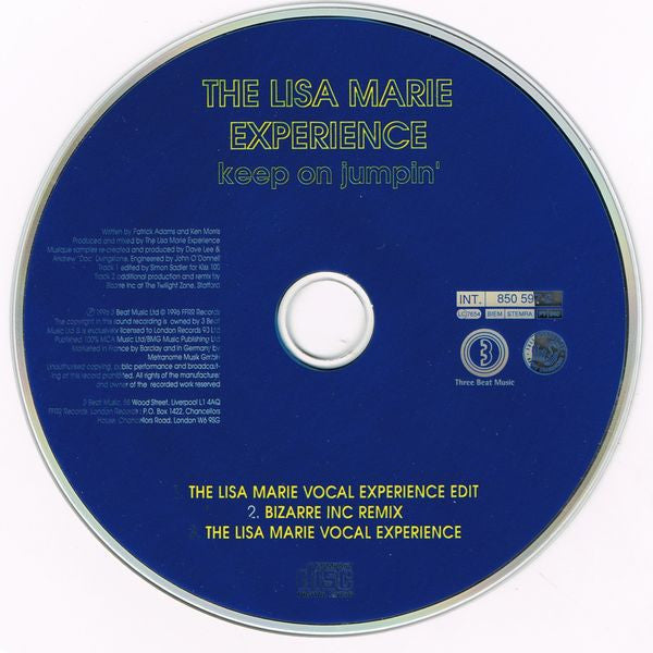 Lisa Marie Experience : Keep On Jumpin' (CD, Maxi)