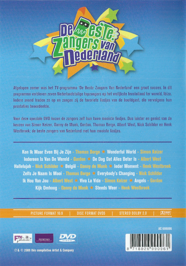 Various : De Beste Zangers Van Nederland (Hun Mooiste Liedjes) (DVD-V)