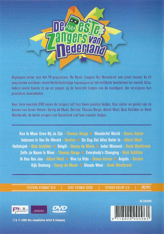 Various : De Beste Zangers Van Nederland (Hun Mooiste Liedjes) (DVD-V)