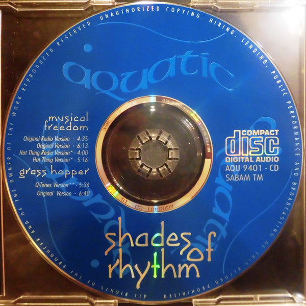 Shades Of Rhythm : Musical Freedom (CD, Maxi)