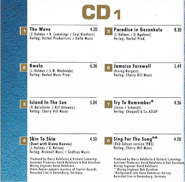 Harry Belafonte : Stationen (2xCD, Comp, Fat)