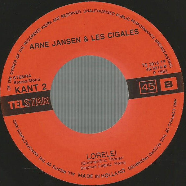 Arne Jansen & Les Cigales : Julie (7", Single)