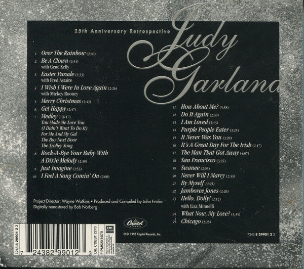 Judy Garland : 25th Anniversary Retrospective (CD, Comp)