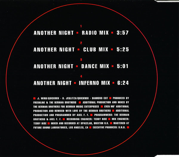 Real McCoy : Another Night (CD, Maxi)