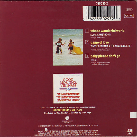 Louis Armstrong : What A Wonderful World (CD, Single, Car)