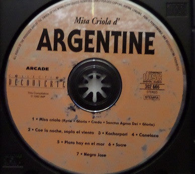 Ayacucho : Misa Criola D'Argentine (CD, Album, RE)