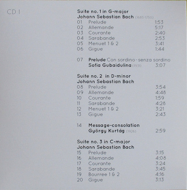 Johann Sebastian Bach - Mayke Rademakers : The Cello Suites (Connected With Contemporary Composers & Improvisations) (3xCD, Album + Box)