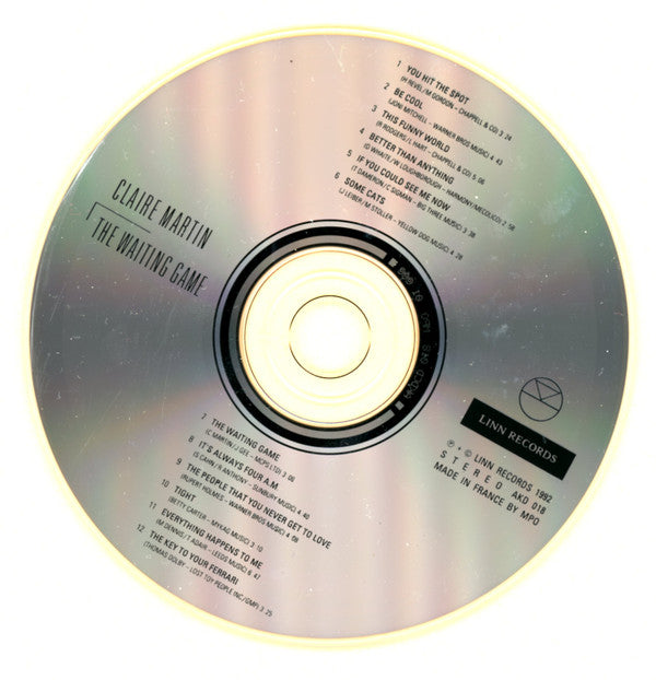 Claire Martin : The Waiting Game (CD, Album)