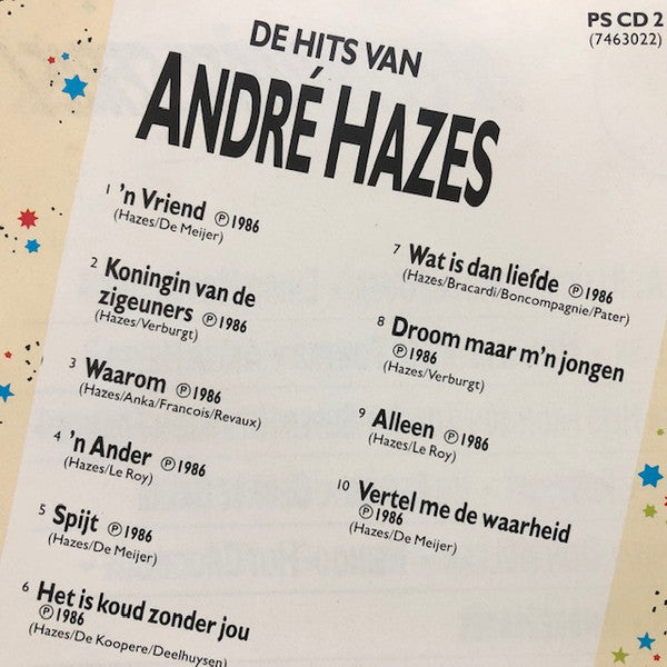 André Hazes : De Hits Van André Hazes (CD, Comp)