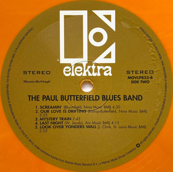 The Paul Butterfield Blues Band : The Paul Butterfield Blues Band (LP, Album, Ltd, Num, RE, Ora)