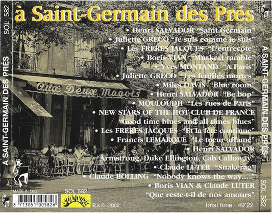 Various : À Saint-Germain Des Prés (CD, Comp)