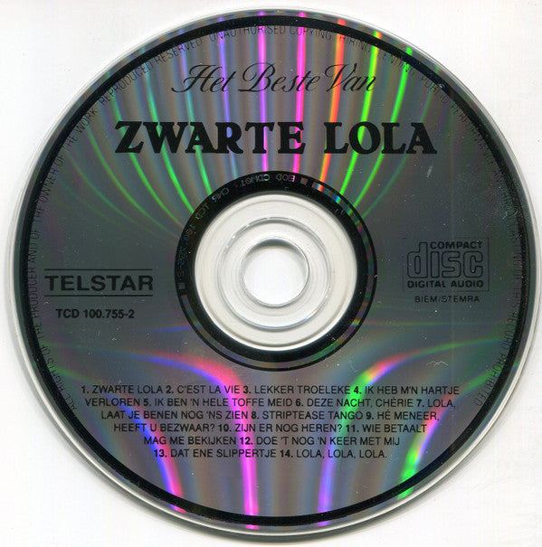 Zwarte Lola : Het Beste Van Zwarte Lola (CD, Comp)