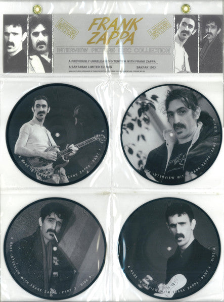 Frank Zappa : Limited Edition Interview Picture Disc Collection (4x7", Ltd, Pic, Unofficial)