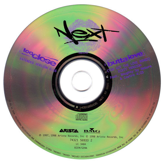 Next (2) : Too Close (CD, Single, Car)