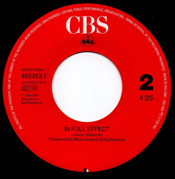Big Audio Dynamite : Contact (7", Single)