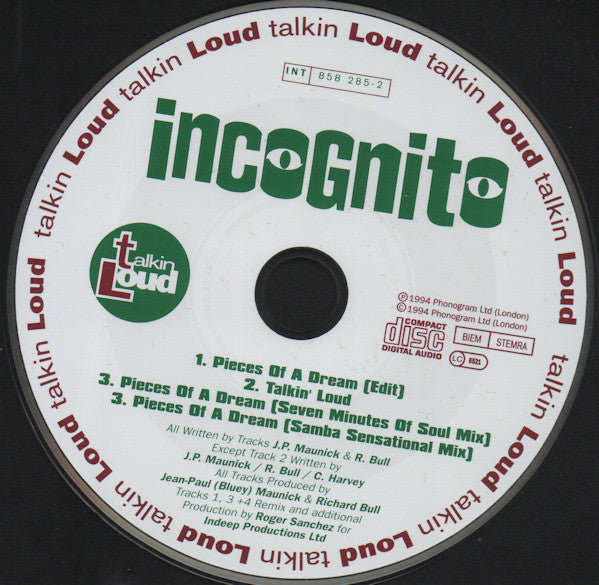 Incognito : Pieces Of A Dream (CD, Maxi)