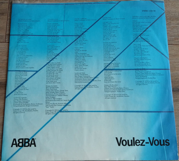 ABBA : Voulez-Vous (LP, Album)