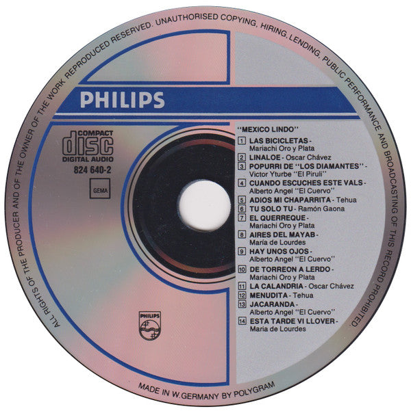 Various : Mexico Lindo (CD, Comp)